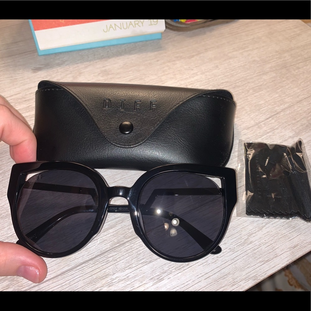 Brand new DIFF sunglasses.